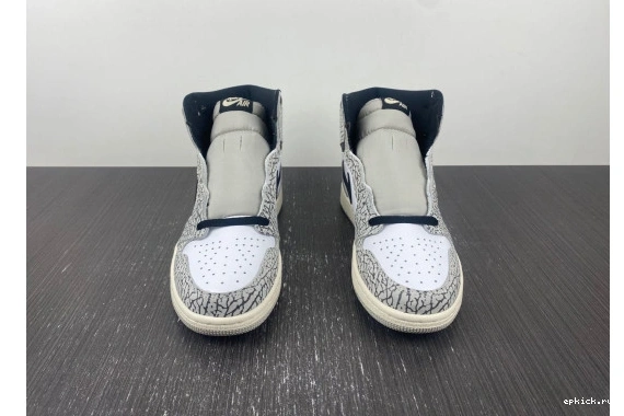 Rep EP Retro Jordan 1 White High DZ5485-052 DZ5485-052 Cement OG 0502